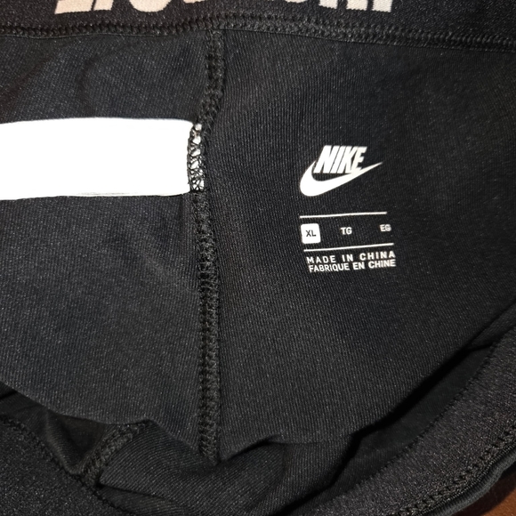 Nike Black and White Logo Joggers - Picture 2 of 4